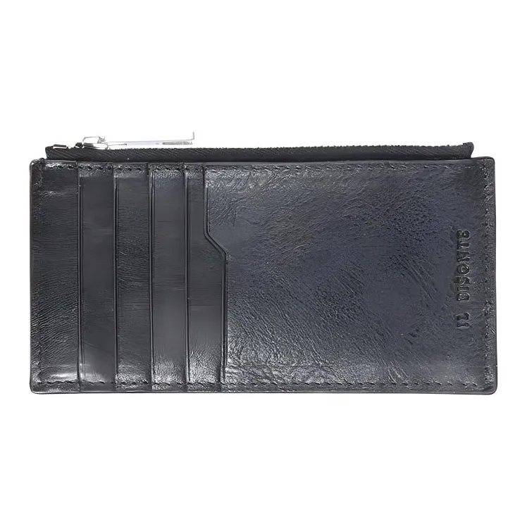 Il Bisonte Leather Wallet Men's Black-1