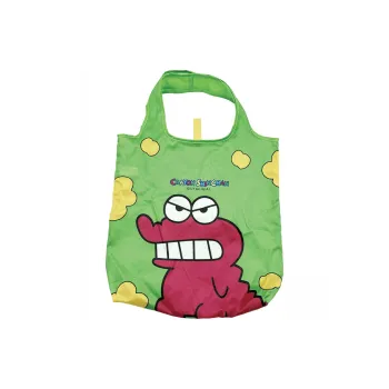 7 ELEVEN Crayon Shin-Chan Collaboration Polyester Reusable Shopping Bag Handbag Women's Green & Multicolor