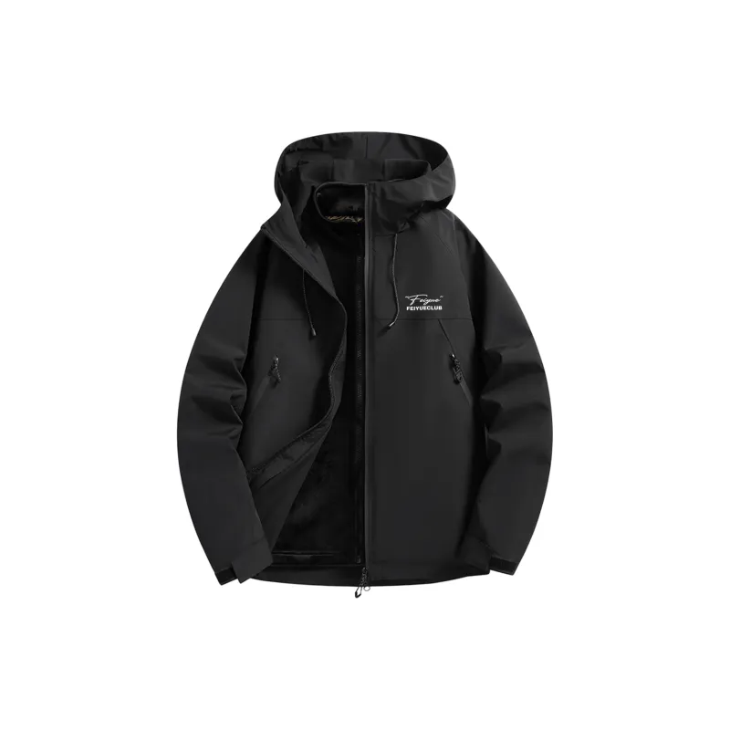 Feiyue Water-Resistant Windproof Warm Water-Repellent Windbreaker Jacket Unisex-0