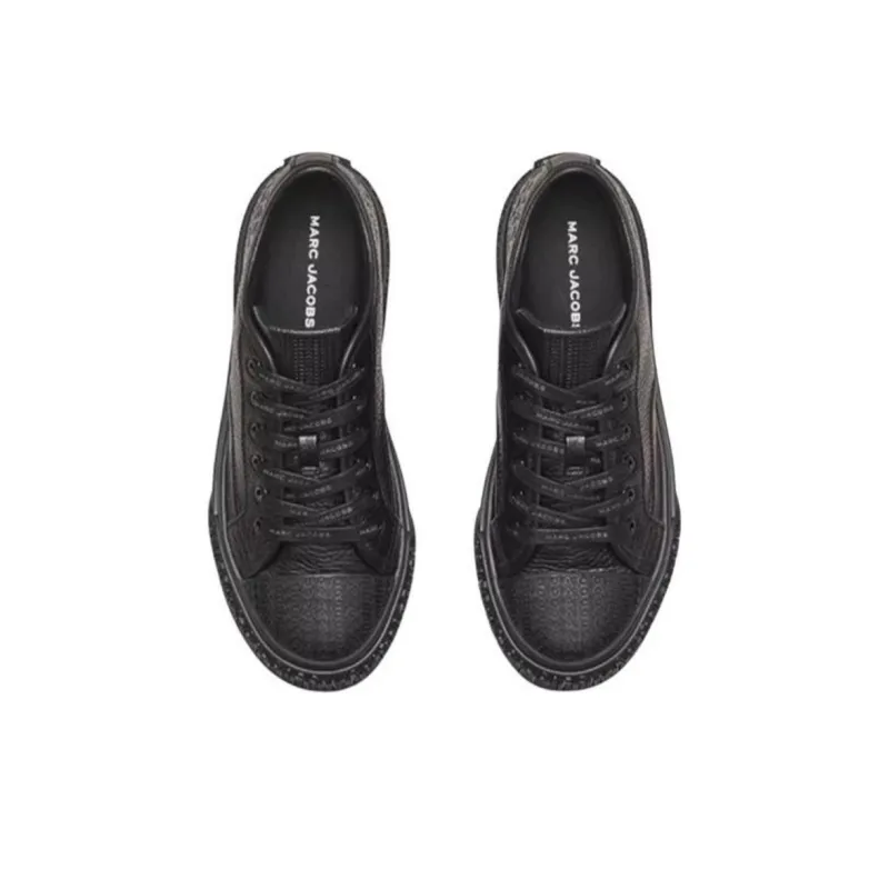 MARC JACOBS Low Top Skateboard Shoes Women's Black-3