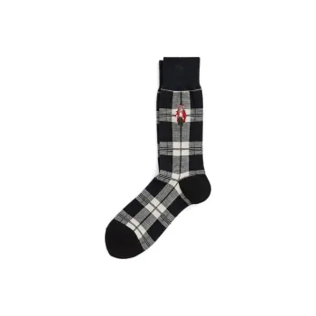 Polo Ralph Lauren FW24 Knee-High Socks Men's 1 Pack Milk White
