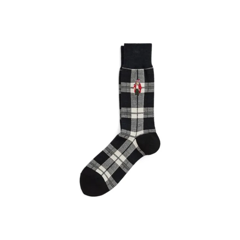 Polo Ralph Lauren FW24 Knee-High Socks Men's 1 Pack Milk White-0