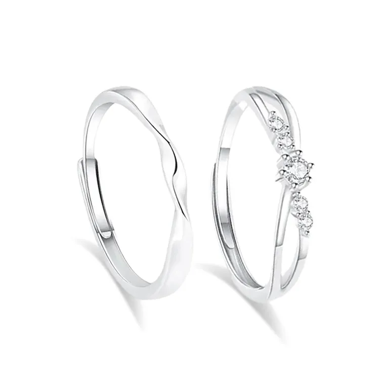 VEZA Sterling Silver Rings Unisex-10