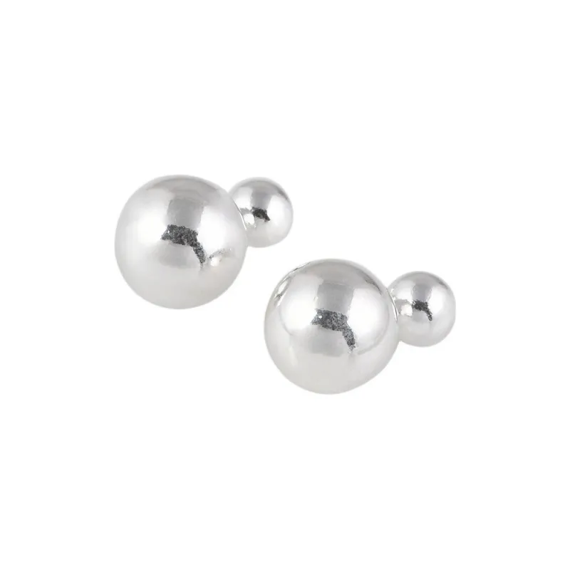 JINLUWANG S925 Silver Stud Earrings Women's-0