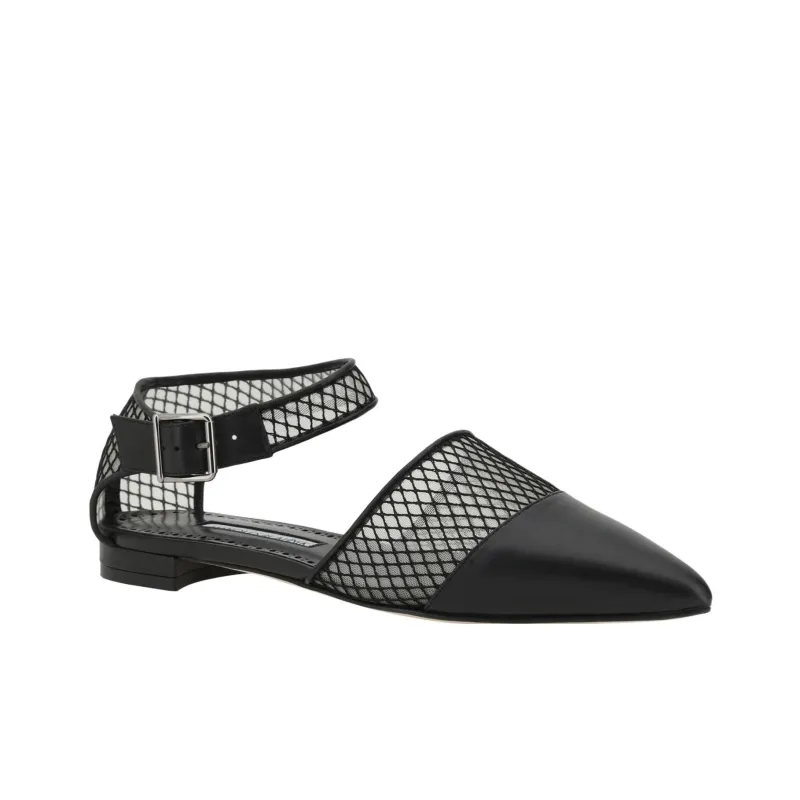 MANOLO BLAHNIK Casual Single Shoes Women's Black-2