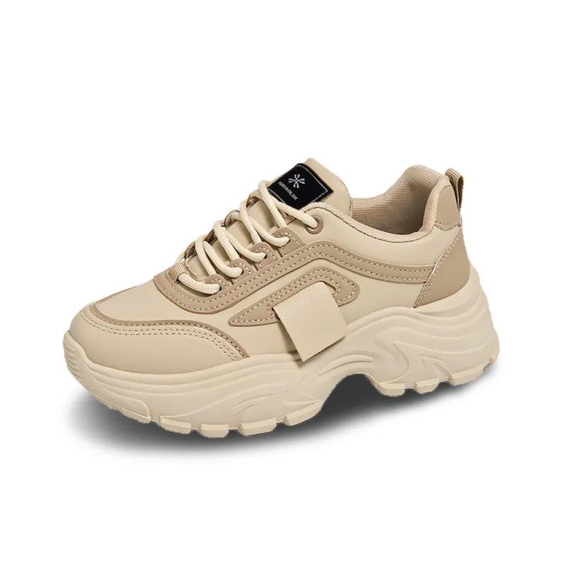YUZHAOLIN Abrasion Resistant Slip Resistant Chunky Sneakers Women's-0