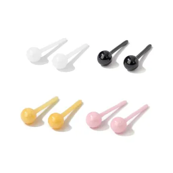 PAYMERY Ceramic Stud Earrings Unisex