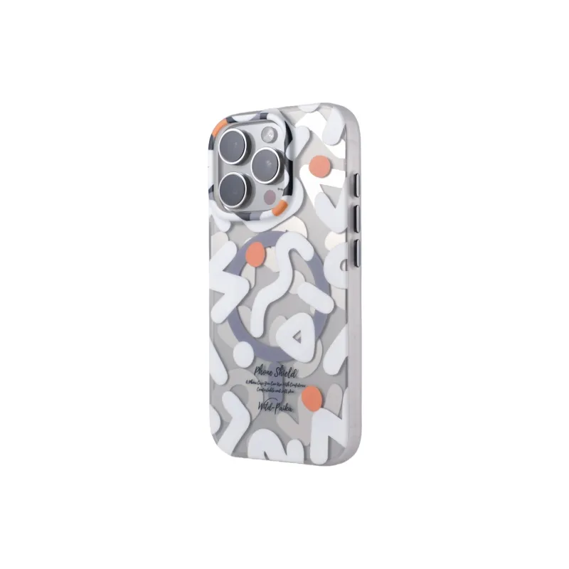 DEPA PC Material Still Graffiti Trendy And Cool Magnetic Phone Cases Compatible With Apple 12/13/14/15/16 Series-7