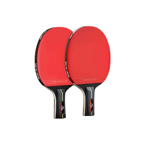 361° PPQP-301-CD Ping Pong Paddles Unisex Paulownia Rubber Sponge Black Red Thick 12mm