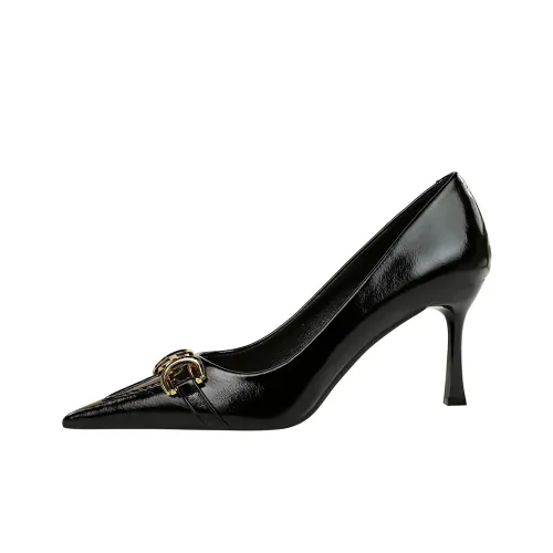 QITUMAUL Slim Heel High Heels 8cm Women's