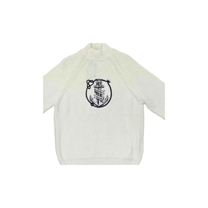 EMPORIO ARMANI FW24 Sweater Unisex White-3