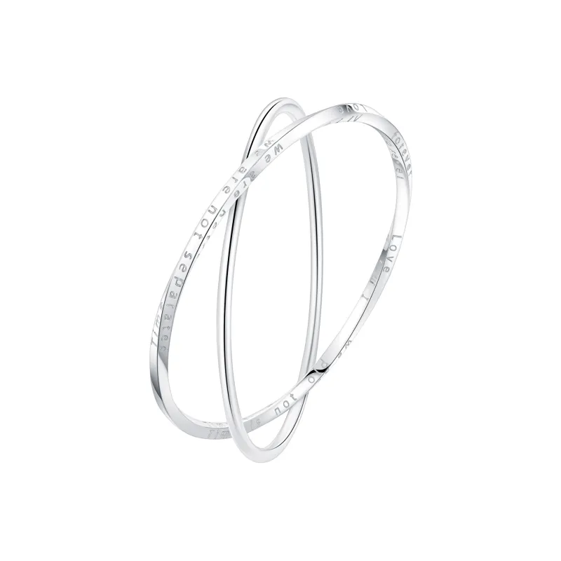 Lao Feng Xiang S999 Fine Silver Bangles Women's-0