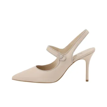 MANOLO BLAHNIK Camparisli Slim Heel High Heels 9cm Women's Beige