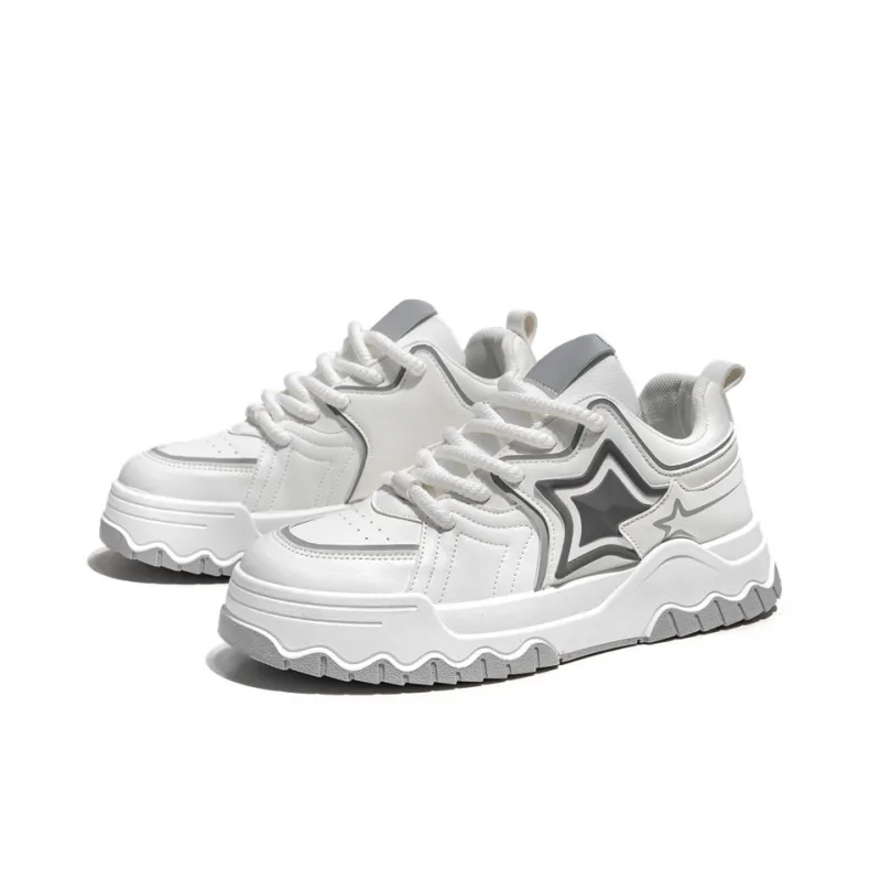 ΛOLUNKΛ Abrasion Resistant Low Top Skateboard Shoes Men's-7