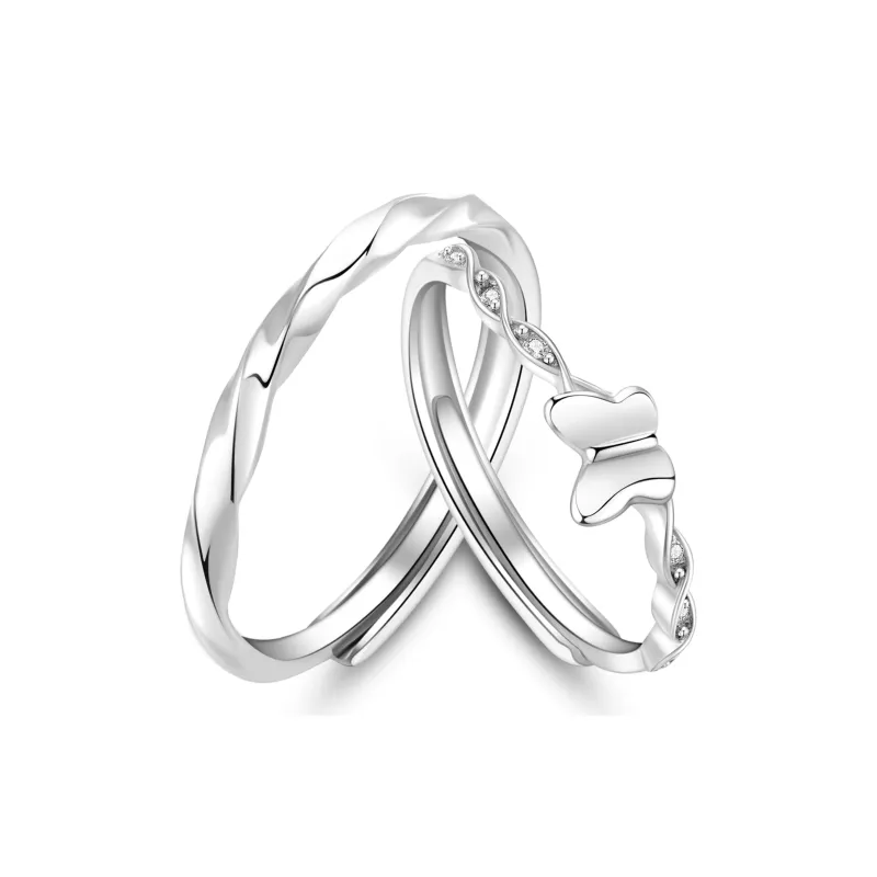 Branded Jewelry S999 Fine Silver Rings Unisex-0