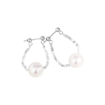 U state 925 Sterling Silver Drop Earrings Hoop Earrings Women's