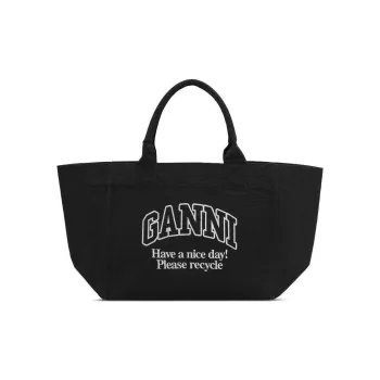 GANNI Canvas Tote Bag