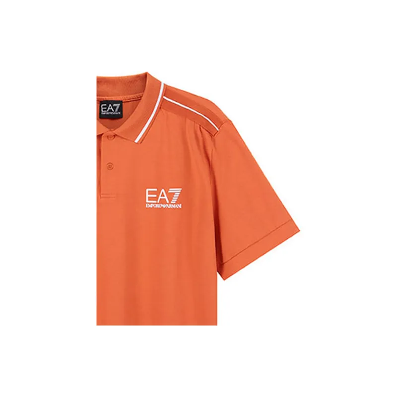 EMPORIO ARMANI Polo Shirts Men Orange-3