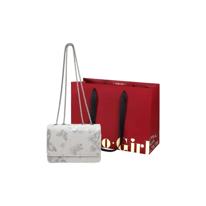 GOX PU Shoulder Bag Regular Women's Silver/Black/Pink-6
