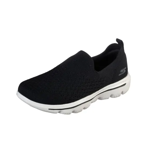 Skechers Go Walk Evolution Ultra Anti-Slip Wear-Resistant Low-Top Casual Shoes Women's Black