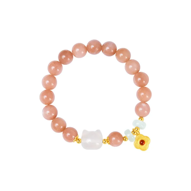 ZUIWENGLANGYASHANWENCHUANG Chalcedony Bracelets Unisex-0