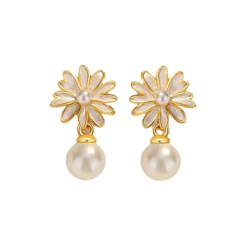 YINGNIXINDONG 925 Sterling Silver Stud Earrings Women's-20