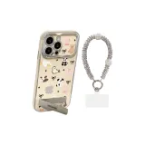 Electroplated Full-View Window-Silver[Full Screen Animal Black Thread Bowknot+Bracelet+Stands]