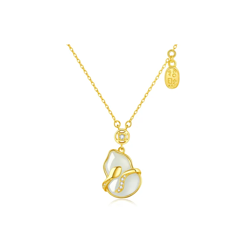 Lao Feng Xiang Agate Necklaces Women's-6