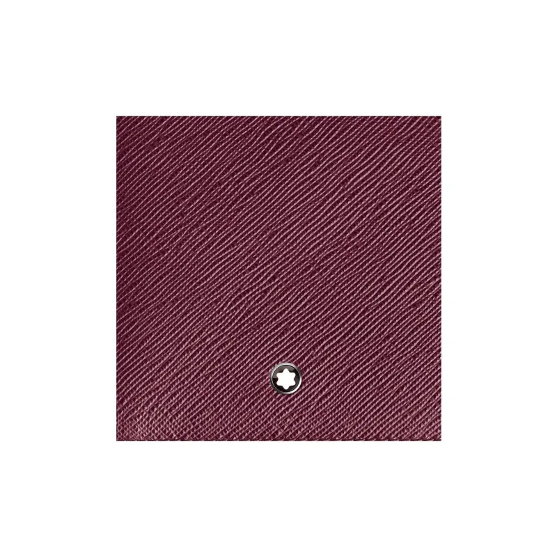MONTBLANC Calfskin Wallet Women's Burgundy-5
