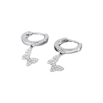 U state 925 Sterling Silver Earrings Women's