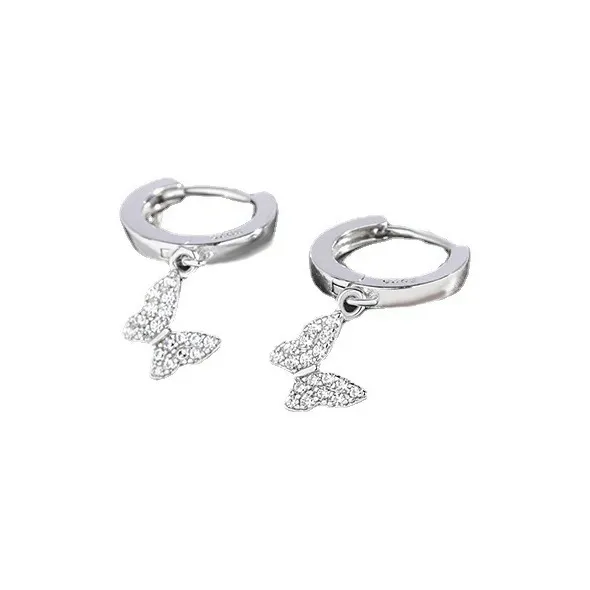 U state 925 Sterling Silver Earrings Women's-0