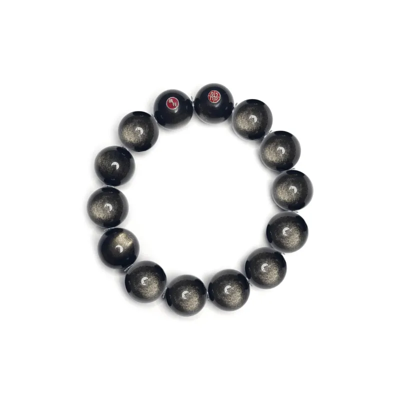 MOUNTAINS AND MANS Obsidian Bracelets Men's-6
