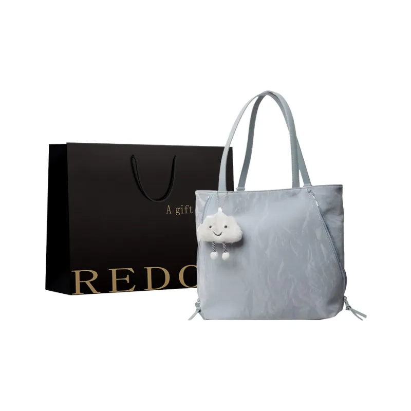REDOO PU Portable Double Shoulder Backpack Regular Women's Silver/Ecru/Blue/Green/Black-8