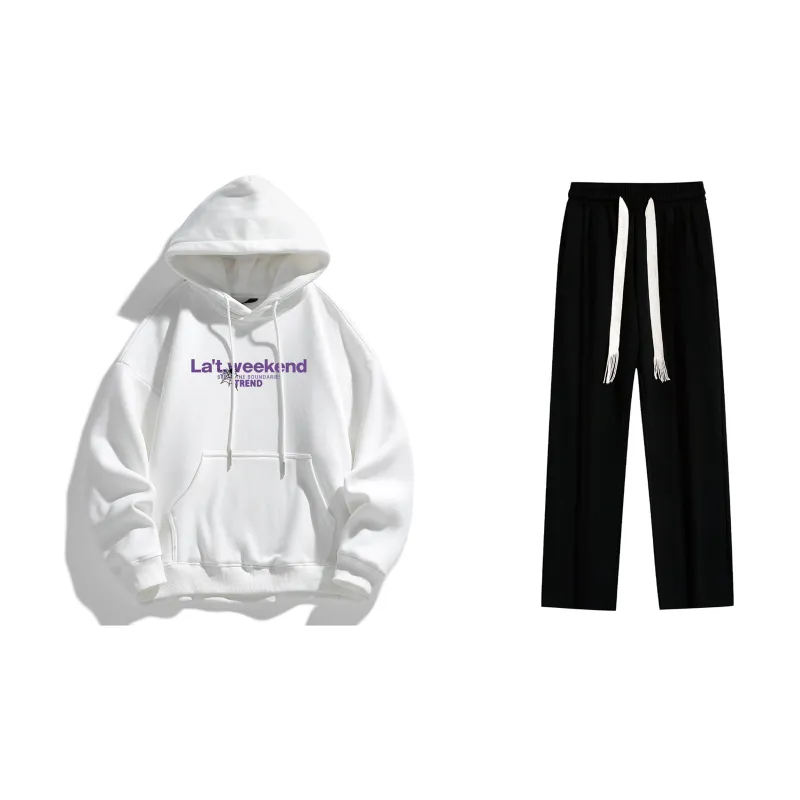 LA'T.WEEKEND Sweatshirt Set Unisex-21