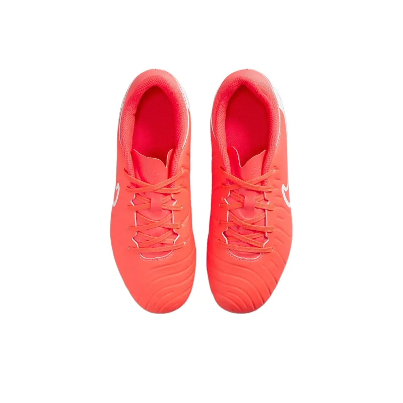 Nike Tiempo Legend 10 Abrasion Resistant Low Top Kids' Soccer Shoes Hot Lava Orange/White Kids'-4