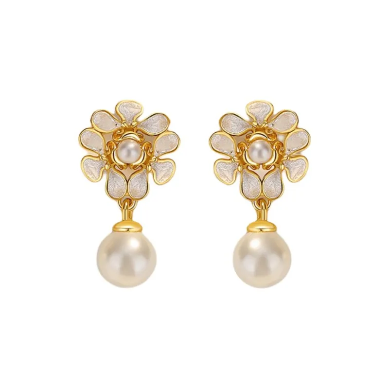 YINGNIXINDONG 925 Sterling Silver Stud Earrings Women's-18