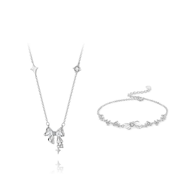 KUMET Zircon Necklaces Women's Same For Couples-0