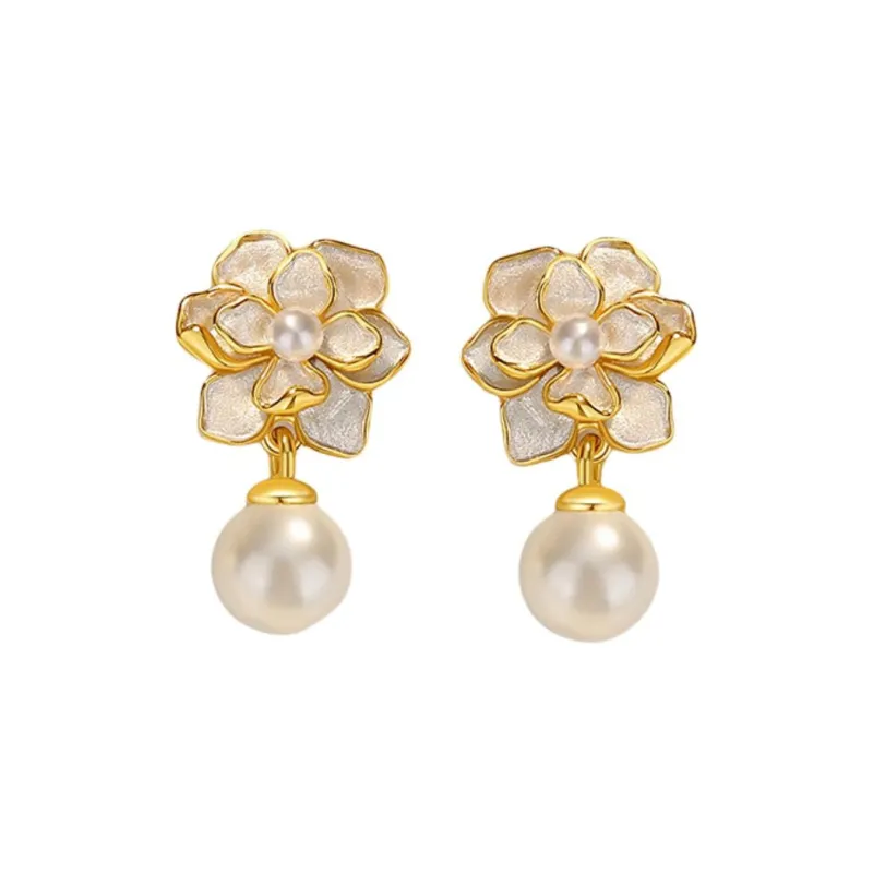 YINGNIXINDONG 925 Sterling Silver Stud Earrings Women's-10
