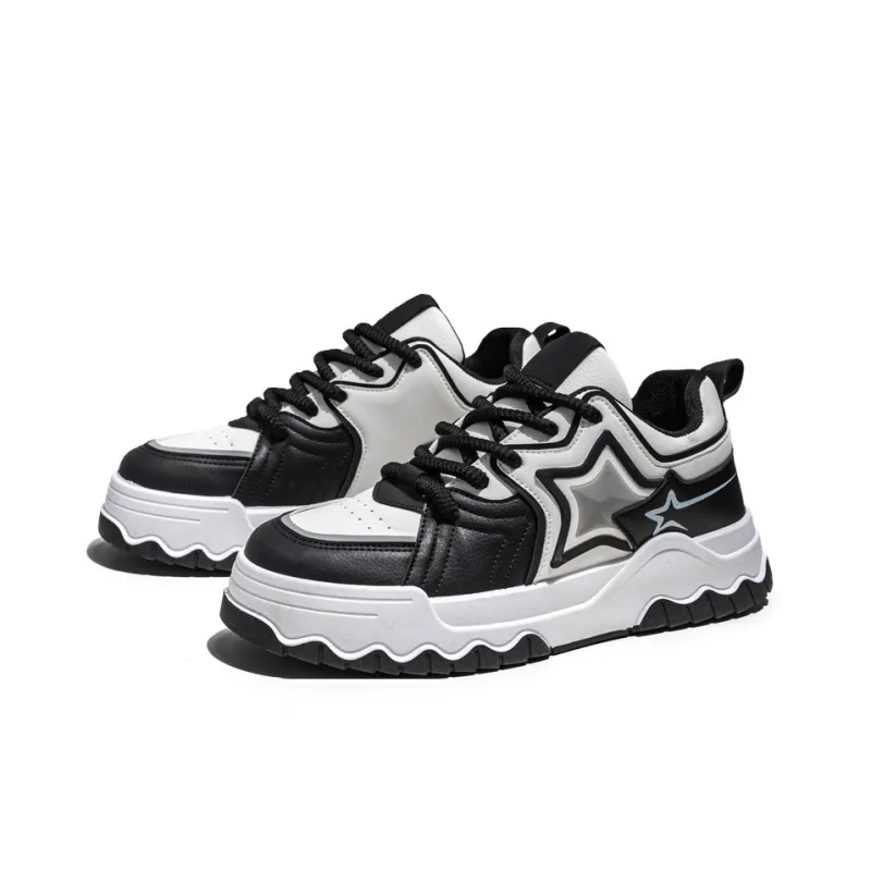 ΛOLUNKΛ Abrasion Resistant Low Top Skateboard Shoes Men's-2