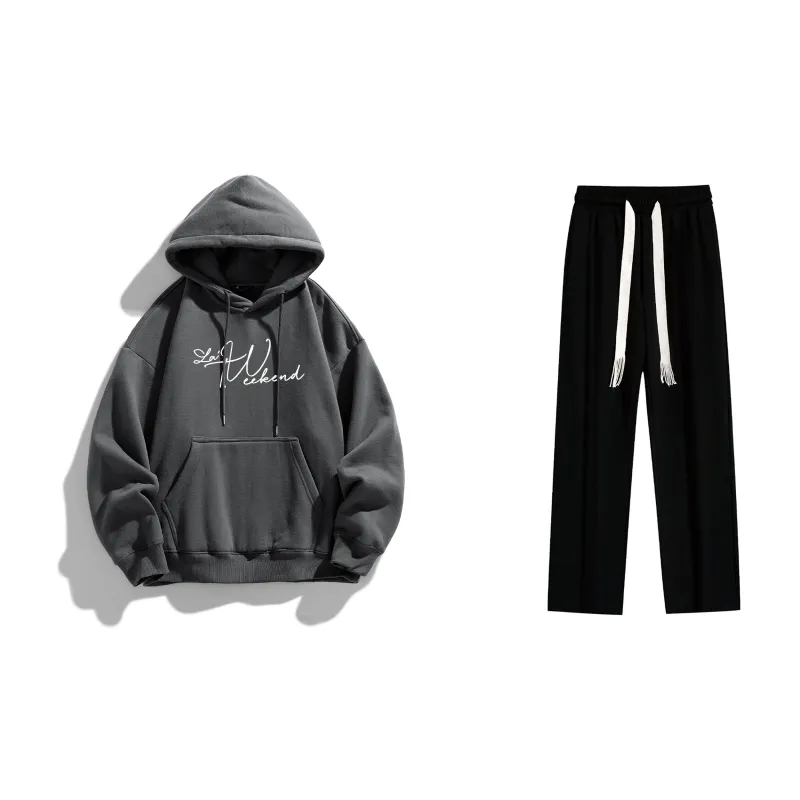 LA'T.WEEKEND Sweatshirt Set Unisex-13