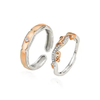 Chongqing Gold Store S925 Silver Rings Unisex