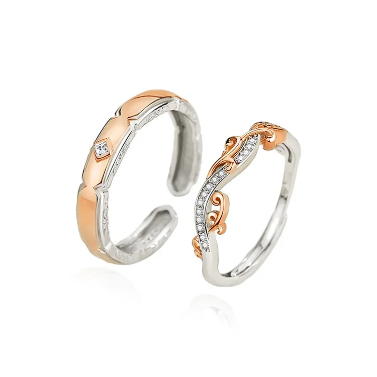 Chongqing Gold Store S925 Silver Rings Unisex-0