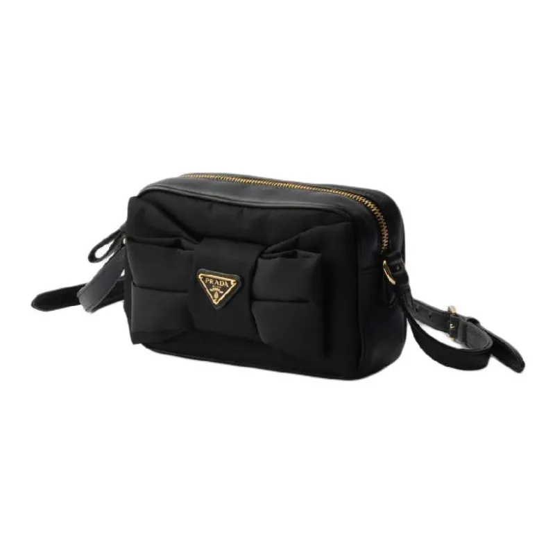 PRADA Nylon Crossbody Shoulder Bag Mini Women's Black-1