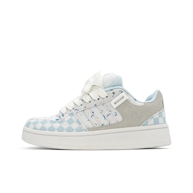 FULLXUAN Low Top Skateboard Shoes Women's Blueberry-1