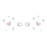 Blue and Pink Kitten 7 Pcs Set
