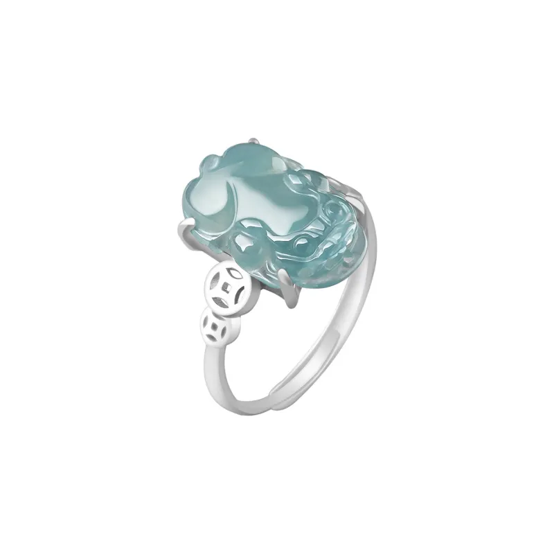 LIANGYUXI Glutinous Jade Jadeite Rings Women's-0