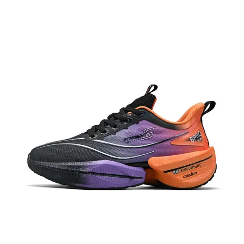 Casillon Breathable Lightweight Cushioning Low Top Kids' Running Shoes Midnight Teenagers