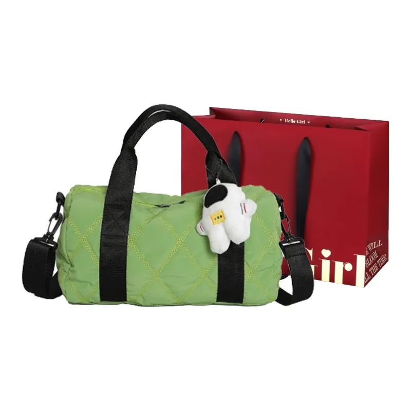 GOX Nylon Shoulder Bag, Crossbody Bag, Handbag Regular Women's White/Khaki/Green/Pink-17