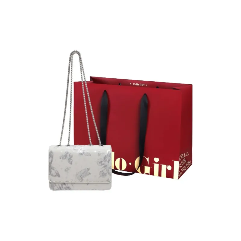 GOX PU Shoulder Bag Regular Women's Silver/Black/Pink-18
