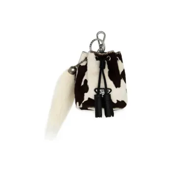 PRADA Triangle Logo Keyring